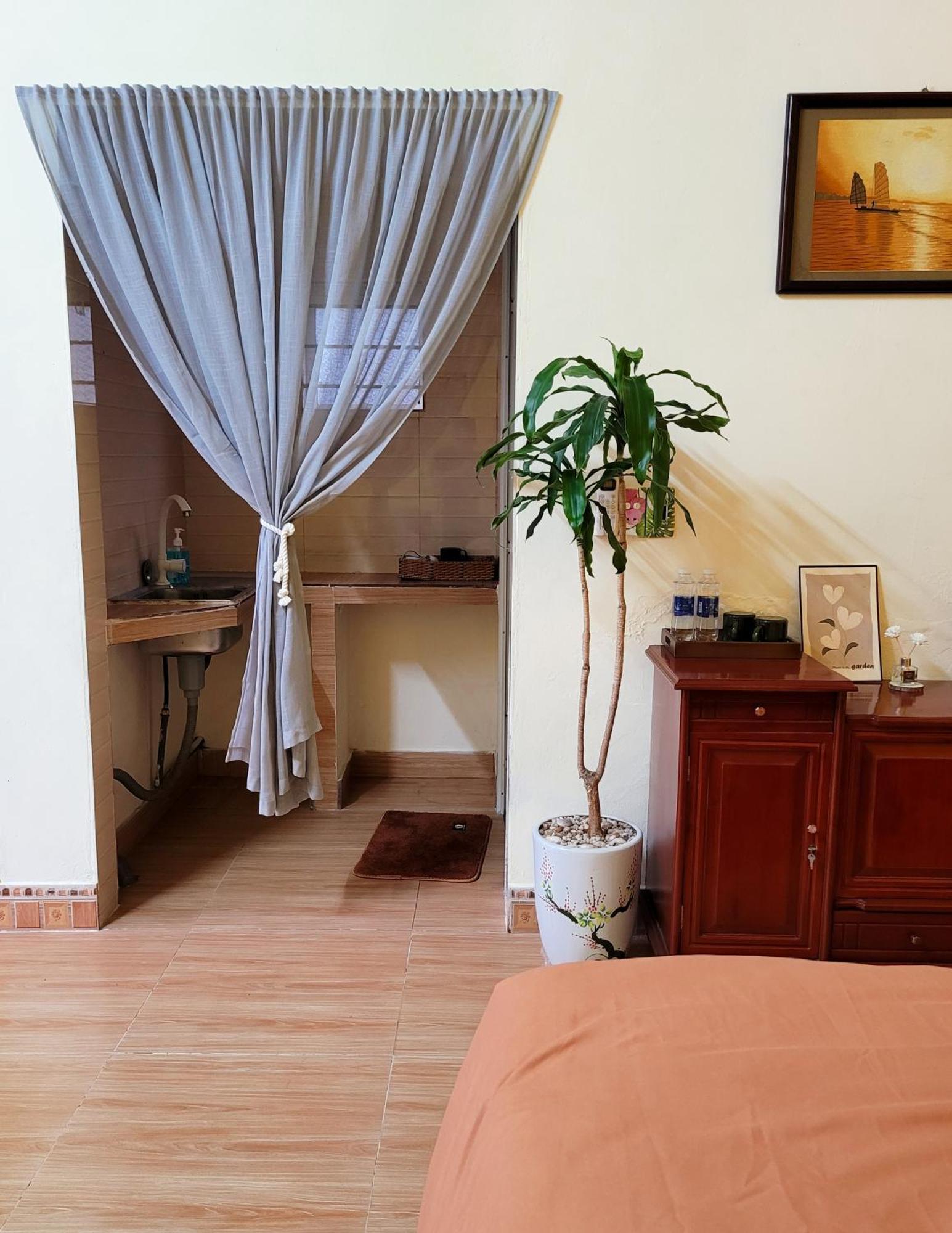 Hotel Tiny Garden House Cat Ba Chan Chau Exterior foto